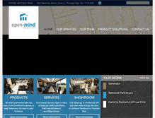 Tablet Screenshot of openmindinteriors.com